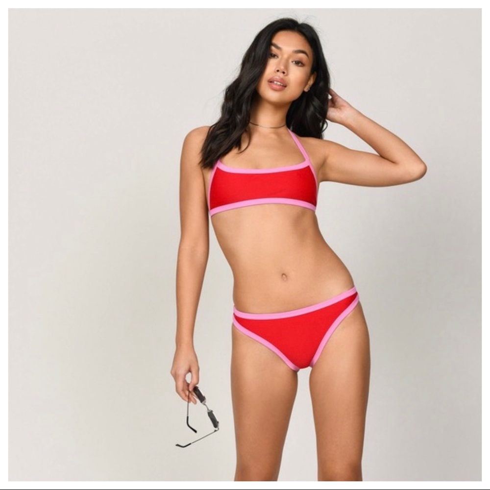 ❤️ Pink & Red Bikini 👙
